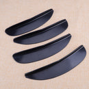 4pcs 20cm Car Front Bumper Protector Large Body Spoiler Fin Lip Canards Splitter