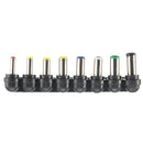 8Pcs Universal Notebook Laptop PC laptop AC DC Power Adapter Charger Tips Set