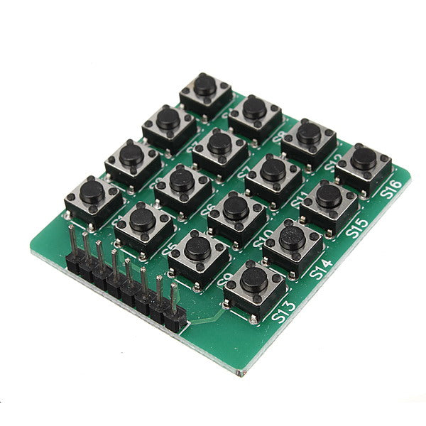 5Pcs 4x4 16-Key Matrix Keypad Keyboard Module 16 Buttons
