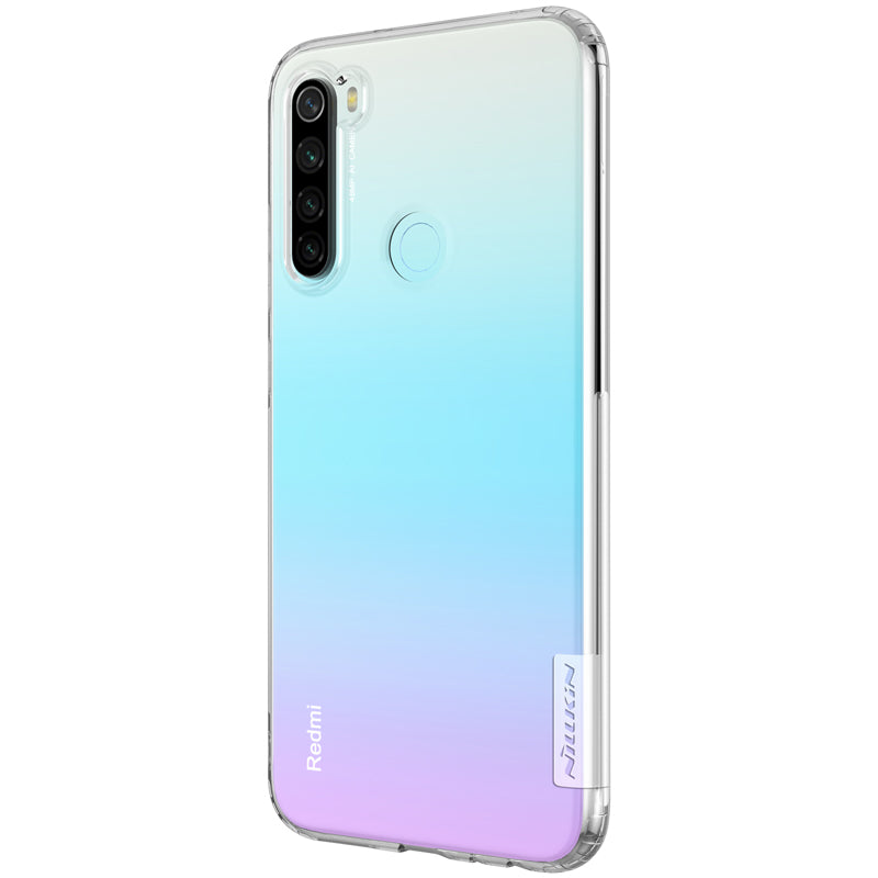 NILLKIN Crystal Clear Transparent Bumpers Shockproof Soft TPU Protective Case for Xiaomi Redmi Note 8