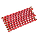 8Pcs Red Axial Scx10 Aluminum Upgrad Alloy Rod Holder 313MM Wheelbase