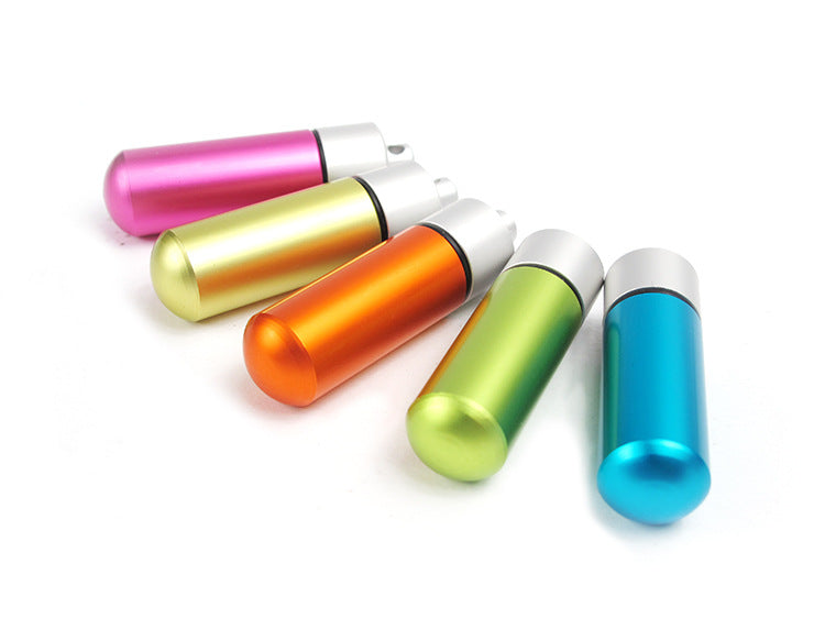 Aluminum Bottle Waterproof Tank Life-saving Equipment Keychain EDC Tool