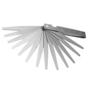 Metric Steel 13 Blade Feeler Gauge 0.05 to 1.0mm Spark Plug Measure Gap Tool Set