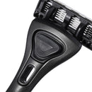 Minleaf ML-HR Manual Men's Razor Aloe Vera Lubrastrip 4 Blade Refills with Precision Trimming
