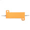 20pcs RX24 50W 10R 10RJ Metal Aluminum Case High Power Resistor Golden Metal Shell Case Heatsink Resistance Resistor