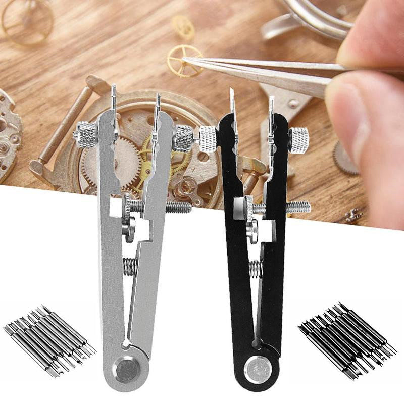 8 Pins + Watch Bracelet Spring Bar Standard Pliers Remover Portable Replace Removing Tool