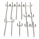 50Pcs Pegboard Display Hooks Assortment Kit  Store Organizing Tools