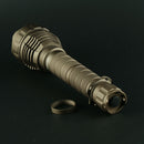 Sand Silver Color Convoy L2 XPL HI 1100LM 4Modes Steppess Dimming Tactical LED Flashlight with 2 Tubes