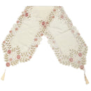 Four Size Pastoral Table Runner Flower Tablecloth Wedding Party Home Decorative Mat