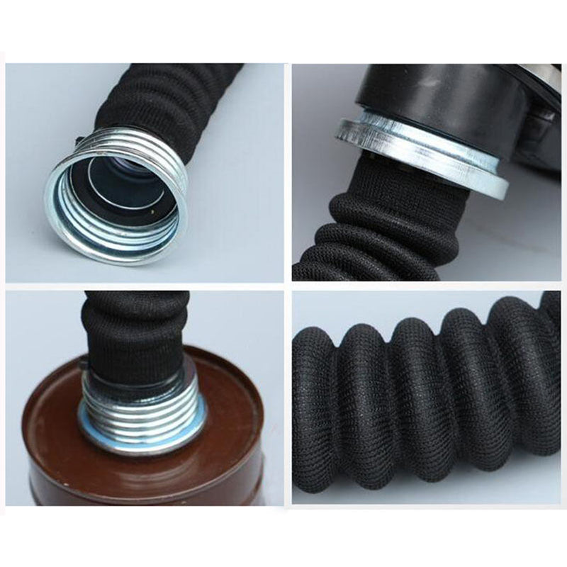 0.5M Rubber Gas Mask Hose Tube Connection Between Gas Mask and Filter Cartridge