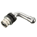 Tire Valve Stem 90 Degree Angle Bolt In 512 Chrome Metal High Pressure