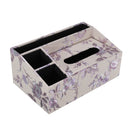 Multi-Function Tissue Box Paper Napkin Leather Cover Storage Holder Desk Living Room Coffee Table Storage Box