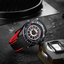 RUIMAS 549 Hollow Design Silicone Sport Men Watch Fashionable Quartz Watches