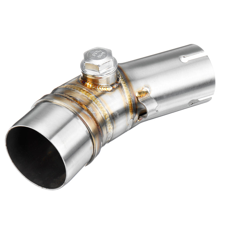 Exhaust Muffler Middle Escape Front Link Connect Pipe For Kawasaki ER6N Motorcycle