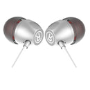 AUGIENB 3.5mm Wired Control Earphone 4D Stereo Bass In-ear Earbuds with Mic for iPhone Xiaomi Huawei