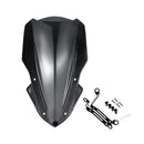 Windshield Windscreen Air Deflector Black With Bracket For Kawasaki Z900 2017-2018