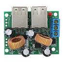 7-40V 3A Multifunction Vehicle 4 USB Interface Car Charger 36/24/12/9V To 5V 3A Buck Module