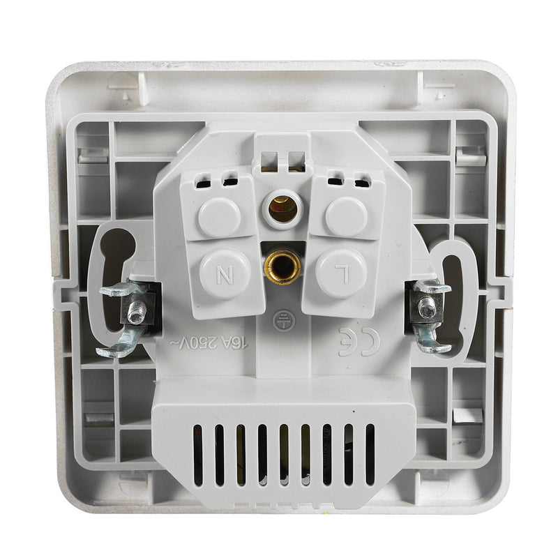 Excellway 1.5A/2A Dual USB Ports Wall Charger Power Adapter Socket Outlet Panel EU Plug Mount