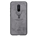 Bakeey Deer Pattern Shockproof Cloth + Soft TPU Back Cover Protective Case for Xiaomi Pocophone F1