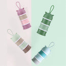 3 Layer Frog Style Portable Dispenser Container Baby Food Storage Milk Powder Cup