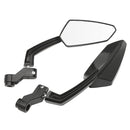 Pair 8mm 10mm Rear View Side Mirrors Motorcycle Custom Universal