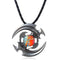 Unisex Fidget Spinner Necklace Twine Pendant Necklace for Men Women