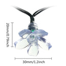 7M 50 LED Solar Christmas String Light Blossom Flower Fairy Lamps Outdoor