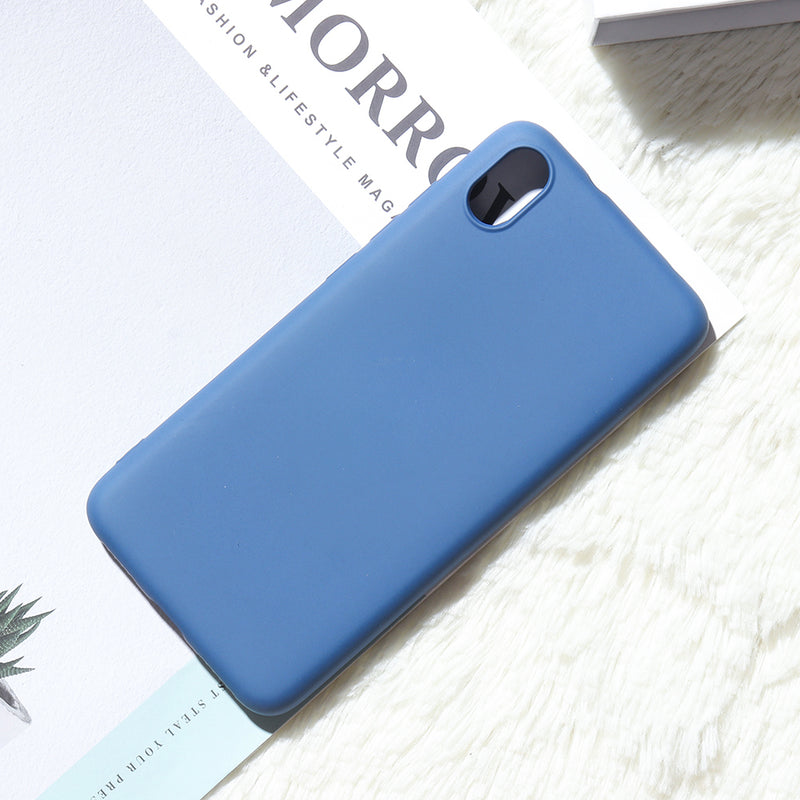 Bakeey Smooth Liquid Silicone Rubber Back Cover Protective Case for Xiaomi Redmi 7A