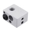 M6 Thread XCR-NV6 v6 Heating Block + Silicone Case for 3D Printer