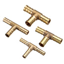 Pagoda Adapter Brass Barbed T 3 Ways Pipe Fitting 6/8/10/12mm Pneumatic Component Hose Quick Coupler