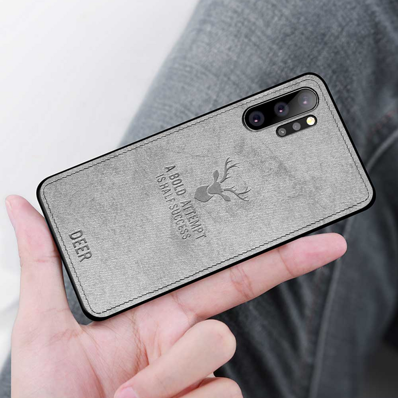 Bakeey Fabric Cloth Anti Fingerprint Protective Case For Samsung Galaxy Note 10 Plus/Note 10+ 5G