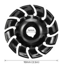 90mm Wood Carving Disc 12T Woodworking Root Milling Cutter for 16mm Aperture Angle Grinder
