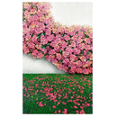 3x5FT 5x7FT Rose Flower Wall Glass Floor Photography Backdrop Background Studio Prop