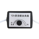 3 IN 1 Clip On Small Personal Fan Stepless Speed Portable Home Office Table Desk