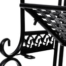 Black 4 Tier Standing Shelves Shelving Unit Kitchen Storage Rack