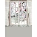 5x7FT Photography Backdrop Blossom Flower Window Curtain Studio Photo Background