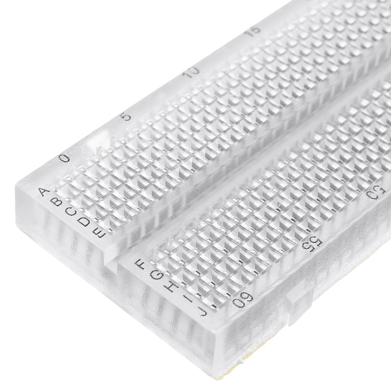 630 Holes Transparent Breadboard Protoboard DIY Kit Universal PCB Circuit Board Solderless