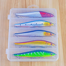 ZANLURE 5pcs/set 140mm 20.5g Minnow Fishing Lure Artificial Hard Baits Carp Fishing Baits