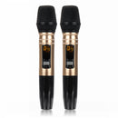 Wireless UHF bluetooth Microphone System Handheld Mic With Receiver for Karaoke