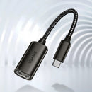 USAMS Type C to High Definition Multimedia Interface 4K HD Adapter Male Female Jack Audio TV Data Cable for Huawei Xiaomi Mi9 Oneplus S10