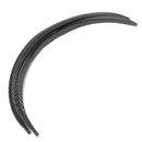 Car Auto Wheel Fender Eyebrow Protector Sticker Black Carbon Fiber Rubber Strip
