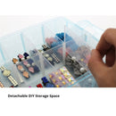 18 Grid Detachable Plastic Craft Beads Jewellery Storage Organizer Tool Box Case Closet Grid Organizer Storage Box