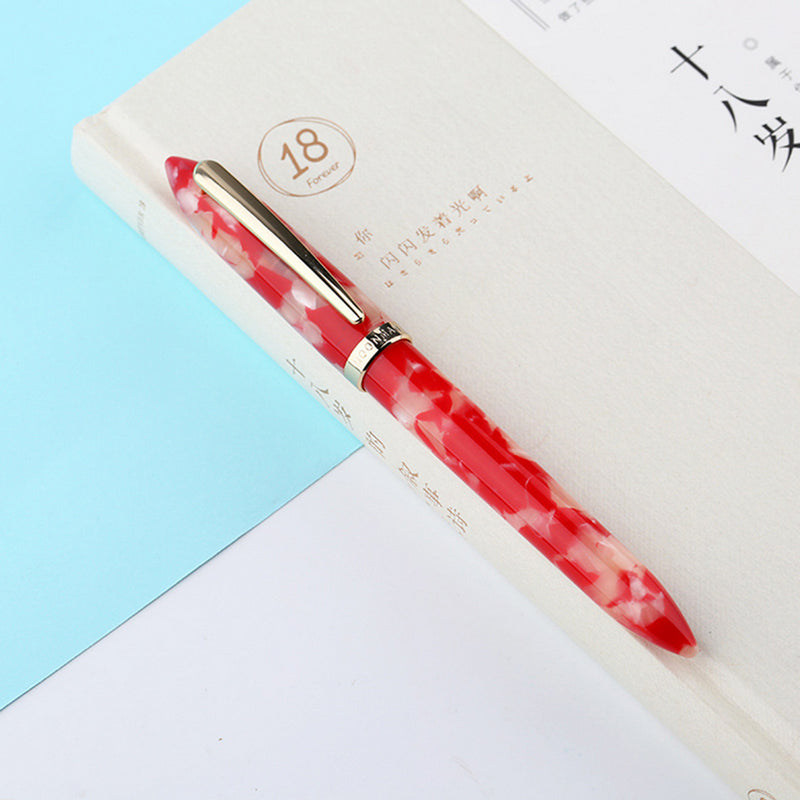 Moonman S1 Acrylic Resin Fountain Pen 0.38mm / 0.5mm Nib Writing Signing Ink Pens Office School Stationery Supplies Gift for Friends Families