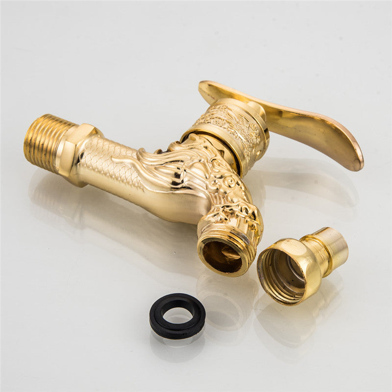 Mrosaa Zinc Alloy Antique Bronze Finish Faucet Water Tap Basin Taps
