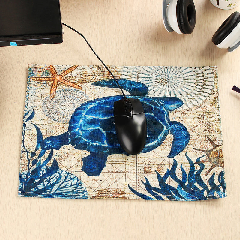 30*40cm Table Pad Cotton Linen Heat Insulation Waterproof Tablecloth Meal Cup Mat Mouse Pad
