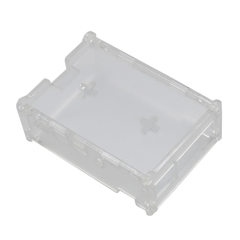 Transparent DIY Acrylic Case Box Shell with Screw and Black Big Copper Aluminum Heatsink for 3.5 Inch TFT Screen Raspberry Pi 4B