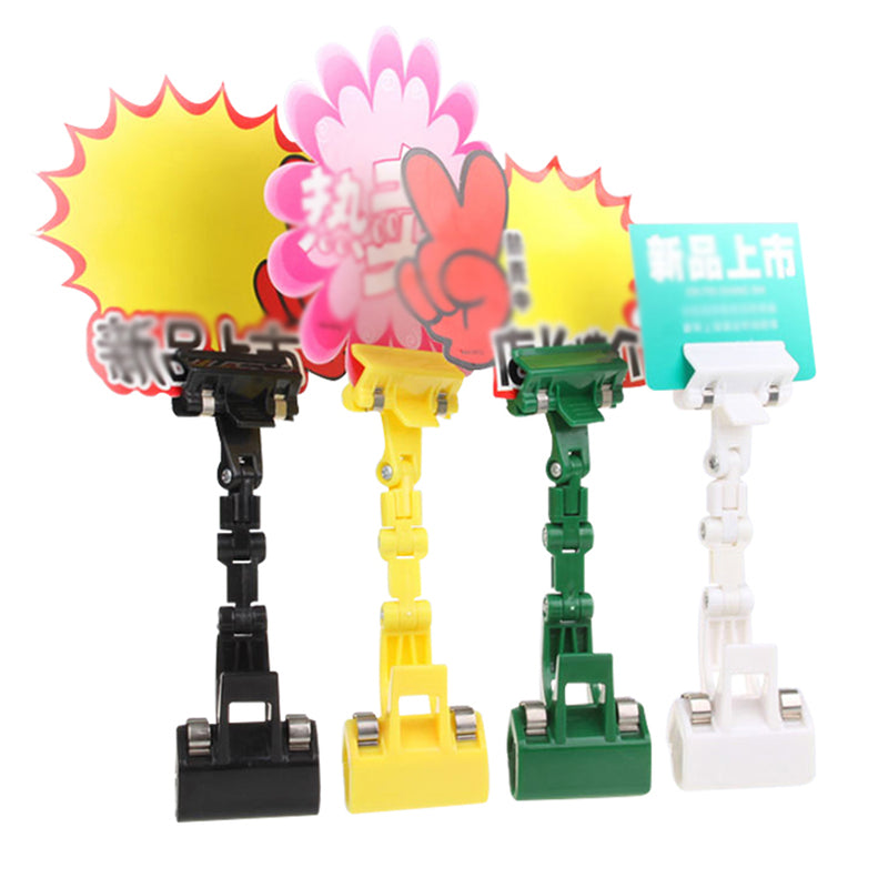 Double Head Rotatable Picture Copy Holder Painting Clip Clamp for Artist Easels Sketch Drawing Boards Bendable Sketchpad Binder Clips