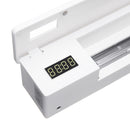 MECO ELE Toothbrush Sterilizer Ultraviolet Touch White 4 Toothbrush Groove Toothbrush Disinfector