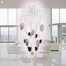 Dreamer White Retro Handmade Indian Dream Catcher Tribal Wall Hanging Decor Ornaments