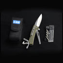 Sanrenmu 7106 Multifunctional Tools Folding Screwdriver Bottle Opener Rope Cutter Outdoor Camping Hunting EDC Tools